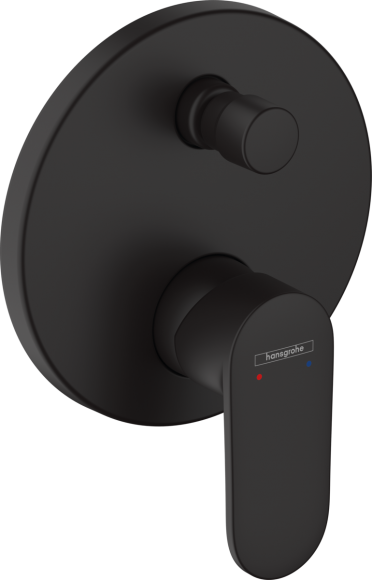 Смеситель для ванны скрытого монтажа Hansgrohe Vernis Blend, чёрный матовый 71467670