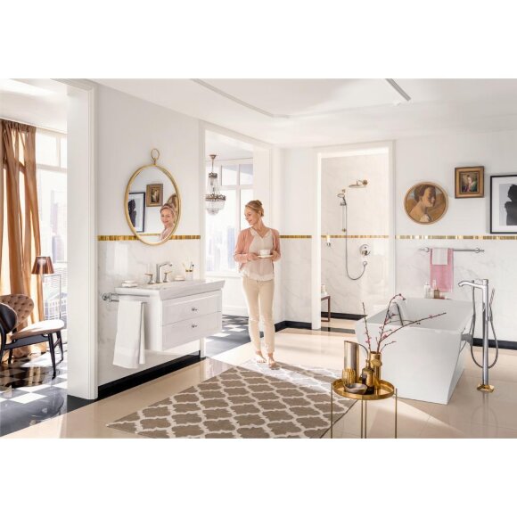 Смеситель hansgrohe Metropol Classic для раковины со сливным гарнитуром 31331000