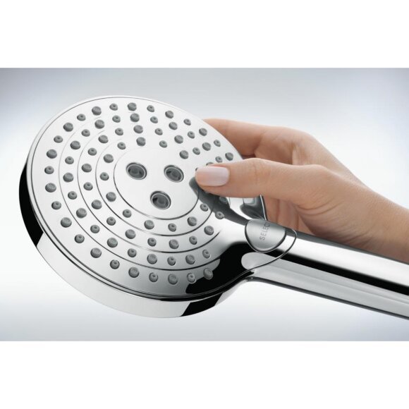 Душевая система hansgrohe Raindance Select S Showerpipe 240 1jet PowderRain с термостатом 27633000