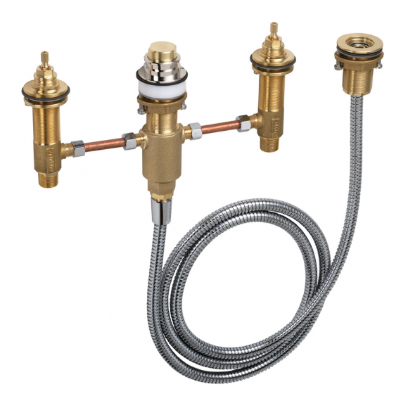 Скрытая часть смесителя hansgrohe на 4 отверстия на край ванны 13244180 Скрытая часть смесителя hansgrohe на 4 отверстия на край ванны 13244180