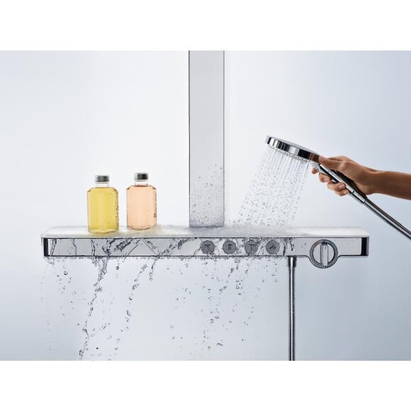 Душевая система hansgrohe Rainmaker Select 460 3jet Showerpipe с термостатом 27106400 Душевая система hansgrohe Rainmaker Select 460 3jet Showerpipe с термостатом 27106400