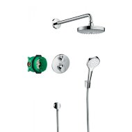Душевая система скрытого монтажа с термостатом Hansgrohe Ecostat S, хром 27295000 Душевая система скрытого монтажа с термостатом Hansgrohe Ecostat S, хром 27295000