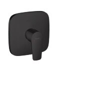 Смеситель hansgrohe Talis E для душа однорычажный, СМ, матовый черный 71765670 Смеситель hansgrohe Talis E для душа однорычажный, СМ, матовый черный 71765670