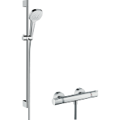 Душевой набор Croma Select E Vario/Ecostat Comfort Combi 0,90 м, белый/хром 27082400 Душевой набор Croma Select E Vario/Ecostat Comfort Combi 0,90 м, белый/хром 27082400