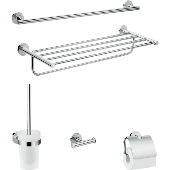 Набор аксессуаров hansgrohe Logis Set Universal 5-в-1 41728000 Набор аксессуаров hansgrohe Logis Set Universal 5-в-1 41728000