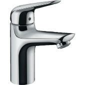 Смеситель hansgrohe Novus для раковины однорычажный со средним изливом и сливным гарнитуром, хром 71030000 Смеситель hansgrohe Novus для раковины однорычажный со средним изливом и сливным гарнитуром, хром 71030000