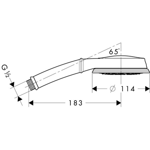 Ручной душ hansgrohe Croma 100 Multi Classic 28539000 Ручной душ hansgrohe Croma 100 Multi Classic 28539000