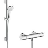 Душевой набор Crometta Vario/Ecostat 1001 CL Combi, 0.65 м, белый/хром Set 27812400 Душевой набор Crometta Vario/Ecostat 1001 CL Combi, 0.65 м, белый/хром Set 27812400