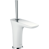 Смеситель hansgrohe PuraVida для маленькой раковины, белый/хром 15075400 Смеситель hansgrohe PuraVida для маленькой раковины, белый/хром 15075400