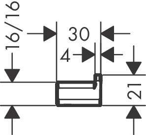 Крючок для полотенец Hansgrohe AddStoris  41742140