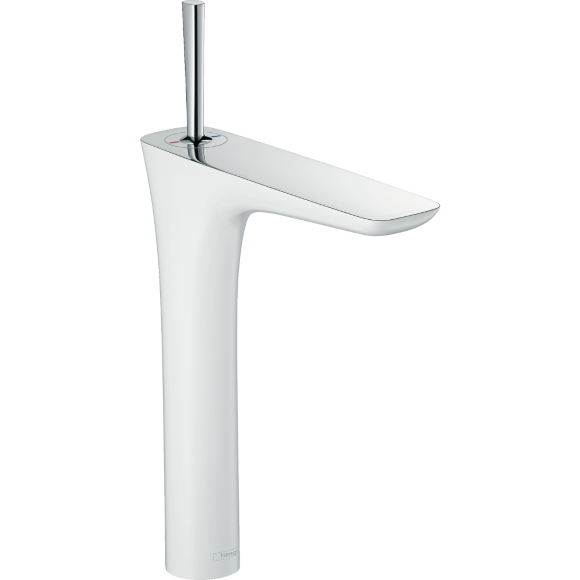 Смеситель hansgrohe PuraVida для раковины в форме таза, белый/хром 15072400 Смеситель hansgrohe PuraVida для раковины в форме таза, белый/хром 15072400