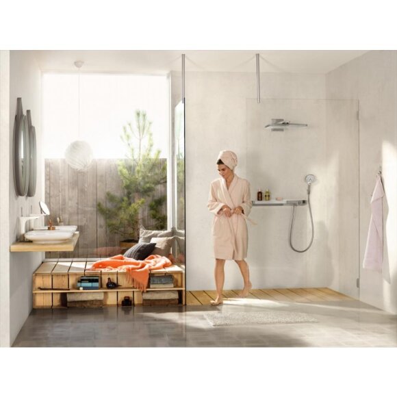 Термостат hansgrohe ShowerTabletSelect 700 для душа, белый/хром 13184400 Термостат hansgrohe ShowerTabletSelect 700 для душа, белый/хром 13184400