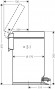 Ведро для мусора Hansgrohe AddStoris 41775670