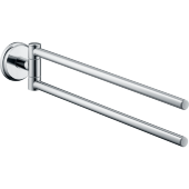Полотенцедержатель hansgrohe Logis Classic двойной 41612000 Полотенцедержатель hansgrohe Logis Classic двойной 41612000