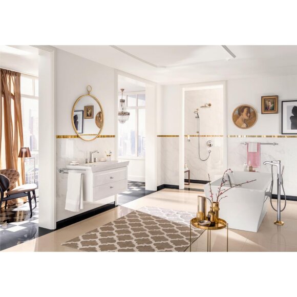 Полотенцедержатель hansgrohe Logis Classic двойной 41612000 Полотенцедержатель hansgrohe Logis Classic двойной 41612000