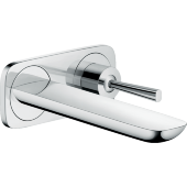 Смеситель hansgrohe PuraVida для раковины настенный, хром 15084000 Смеситель hansgrohe PuraVida для раковины настенный, хром 15084000