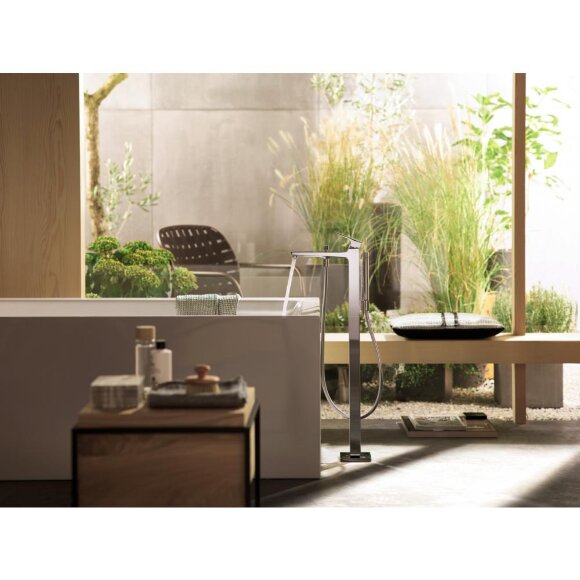 Смеситель hansgrohe Metropol для ванны однорычажный, напольный, с рычаговой рукояткой, хром 32532000 Смеситель hansgrohe Metropol для ванны однорычажный, напольный, с рычаговой рукояткой, хром 32532000