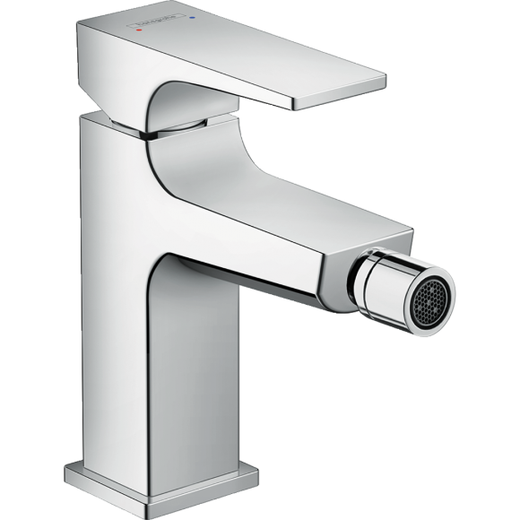 Смеситель hansgrohe Metropol для биде с донным клапаном Push-Open, хром 32520000 Смеситель hansgrohe Metropol для биде с донным клапаном Push-Open, хром 32520000