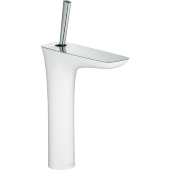 Смеситель hansgrohe PuraVida для раковины, белый/хром 15081400 Смеситель hansgrohe PuraVida для раковины, белый/хром 15081400