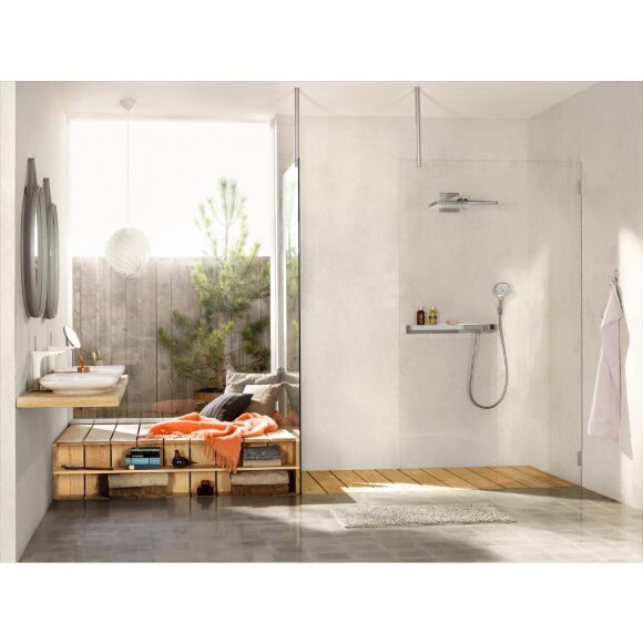 Смеситель hansgrohe PuraVida для раковины, белый/хром 15081400 Смеситель hansgrohe PuraVida для раковины, белый/хром 15081400