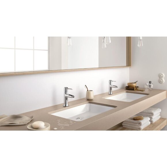Смеситель hansgrohe Talis Classic для раковины Natural со сливным гарнитуром, хром 14127000