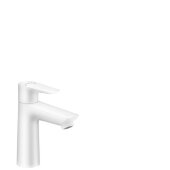 Смеситель hansgrohe Talis E для раковины 110, однорычажный, со сливным гарнитуром, матовый белый 71710700 Смеситель hansgrohe Talis E для раковины 110, однорычажный, со сливным гарнитуром, матовый белый 71710700