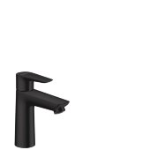 Смеситель hansgrohe Talis E для раковины 110, однорычажный, со сливным гарнитуром, матовый черный 71710670 Смеситель hansgrohe Talis E для раковины 110, однорычажный, со сливным гарнитуром, матовый черный 71710670