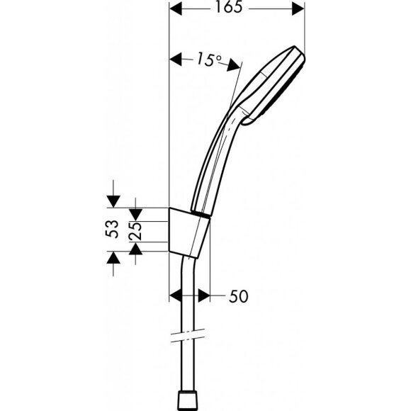 Душевой набор hansgrohe Croma Vario Porter S 27592000 Душевой набор hansgrohe Croma Vario Porter S 27592000
