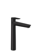 Смеситель hansgrohe Talis E для раковины 240, однорычажный, со сливным гарнитуром, матовый черный 71716670 Смеситель hansgrohe Talis E для раковины 240, однорычажный, со сливным гарнитуром, матовый черный 71716670