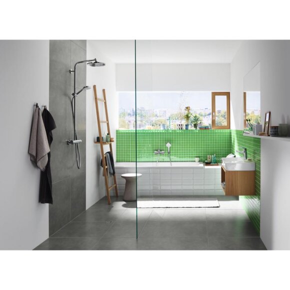 Душевой набор hansgrohe Crometta 1jet 125 см, белый/хром 26690400 Душевой набор hansgrohe Crometta 1jet 125 см, белый/хром 26690400