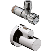 Вентиль угловой hansgrohe, хром 13954000