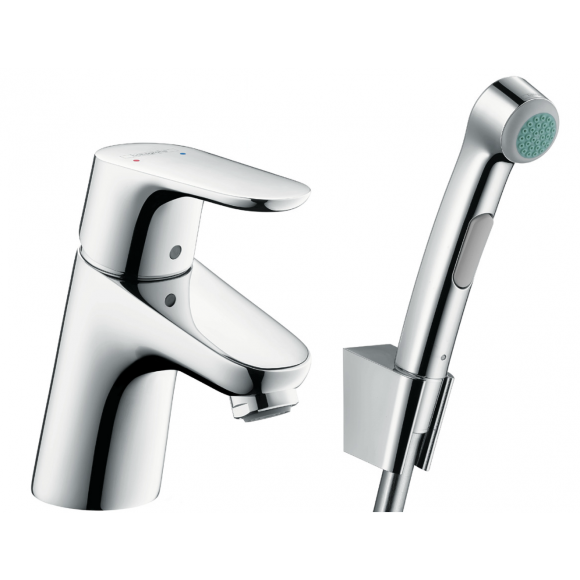 Смеситель hansgrohe Focus E2 для раковины с гигиеническим душем 31926000