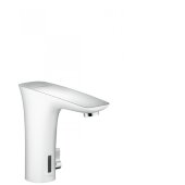 Смеситель hansgrohe PuraVida для раковины электронный с регулировкой температуры, белый/хром 15170400 Смеситель hansgrohe PuraVida для раковины электронный с регулировкой температуры, белый/хром 15170400
