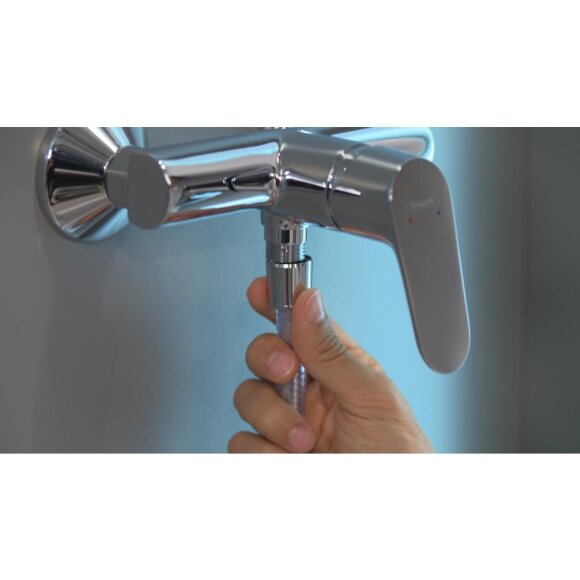 Душевой набор hansgrohe Crometta 1jet 90 см, белый/хром 26537400 Душевой набор hansgrohe Crometta 1jet 90 см, белый/хром 26537400