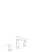 Смеситель hansgrohe Talis E для раковины, на 3 отверстия, со сливным гарнитуром, матовый белый 71733700 Смеситель hansgrohe Talis E для раковины, на 3 отверстия, со сливным гарнитуром, матовый белый 71733700
