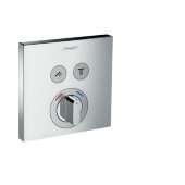 Смеситель hansgrohe ShowerSelect S для 2 потребителей 15768000 Смеситель hansgrohe ShowerSelect S для 2 потребителей 15768000