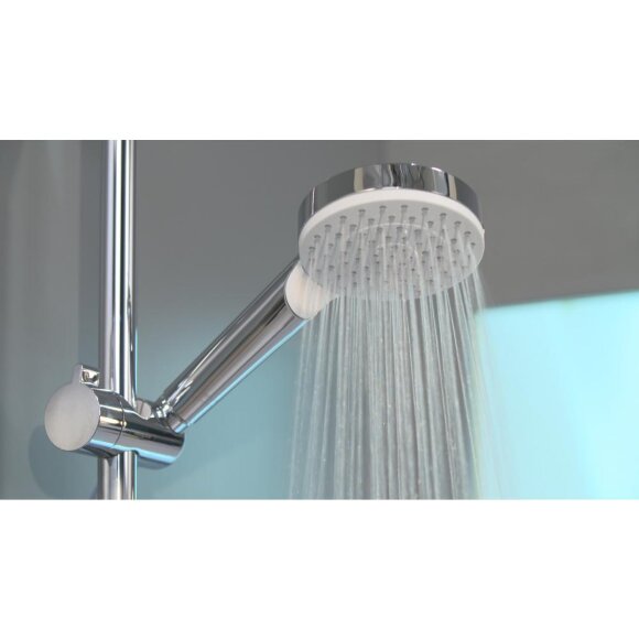 Душевой набор hansgrohe Crometta 1jet EcoSmart 90 см, белый/хром 26539400 Душевой набор hansgrohe Crometta 1jet EcoSmart 90 см, белый/хром 26539400