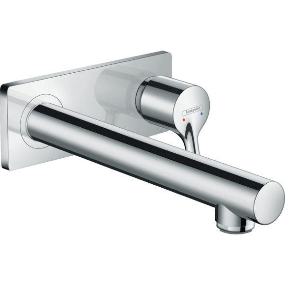 Смеситель hansgrohe Talis S для раковины настенный с длинным изливом, хром 72111000 Смеситель hansgrohe Talis S для раковины настенный с длинным изливом, хром 72111000