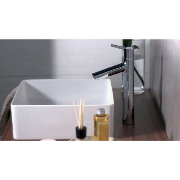 Смеситель hansgrohe Talis S для раковины с высоким изливом и сливным гарнитуром, хром 72031000 Смеситель hansgrohe Talis S для раковины с высоким изливом и сливным гарнитуром, хром 72031000