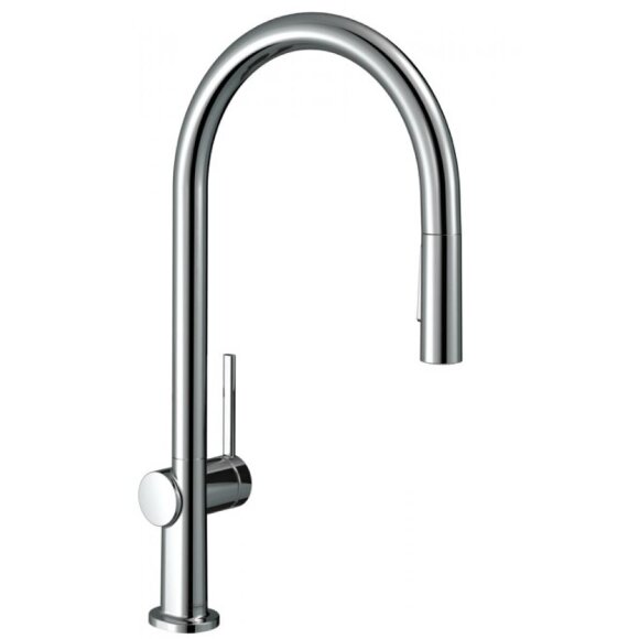 Кухонный смеситель hansgrohe Talis M54, однорычажный, 210, с вытяжным душем, 2jet 72800000