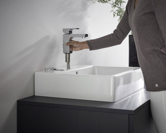 Смеситель для раковины Hansgrohe Vernis Shape 100, без сливного гарнитура, хром 71569000 Смеситель для раковины Hansgrohe Vernis Shape 100, без сливного гарнитура, хром 71569000