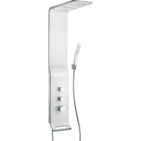 Душевая панель hansgrohe Raindance Lift 180 2jet с термостатом, белый/хром 27008400 Душевая панель hansgrohe Raindance Lift 180 2jet с термостатом, белый/хром 27008400
