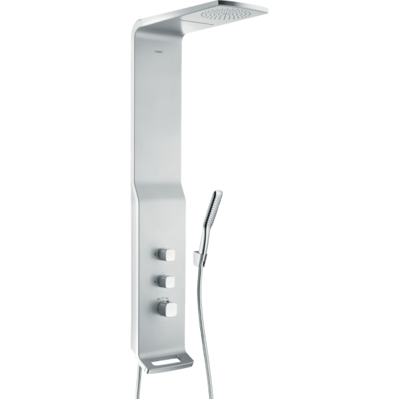 Душевая панель hansgrohe Raindance Lift 180 2jet с термостатом, матовый хром 27008000 Душевая панель hansgrohe Raindance Lift 180 2jet с термостатом, матовый хром 27008000