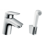 Смеситель hansgrohe Logis для раковины с гигиеническим душем, хром 71290000 Смеситель hansgrohe Logis для раковины с гигиеническим душем, хром 71290000