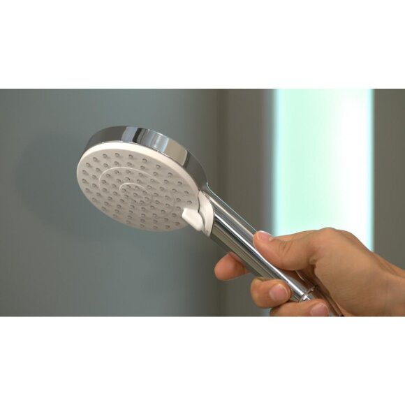 Душевой набор hansgrohe Crometta Vario EcoSmart 125, белый/хром 26693400 Душевой набор hansgrohe Crometta Vario EcoSmart 125, белый/хром 26693400