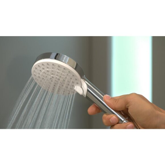Душевой набор hansgrohe Crometta Vario EcoSmart 125, белый/хром 26693400 Душевой набор hansgrohe Crometta Vario EcoSmart 125, белый/хром 26693400