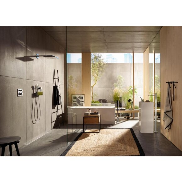Шланговое подсоединение hansgrohe Fixfit Porter 300 с держателем для душа 26456400 Шланговое подсоединение hansgrohe Fixfit Porter 300 с держателем для душа 26456400