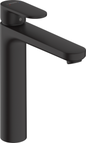 Смеситель для раковины Hansgrohe Vernis Blend 190,со сливным гарнитуром, чёрный матовый 71552670 Смеситель для раковины Hansgrohe Vernis Blend 190,со сливным гарнитуром, чёрный матовый 71552670