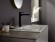 Смеситель для раковины Hansgrohe Vernis Blend 190,со сливным гарнитуром, чёрный матовый 71552670
