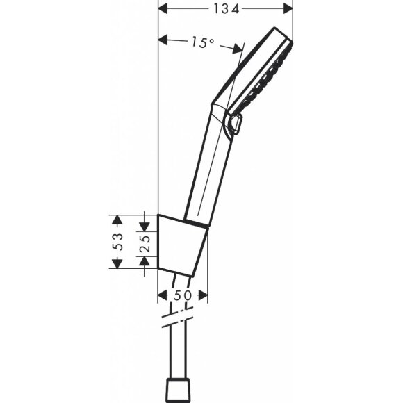 Душевой набор hansgrohe Crometta Vario EcoSmart 160, белый/хром 26694400 Душевой набор hansgrohe Crometta Vario EcoSmart 160, белый/хром 26694400